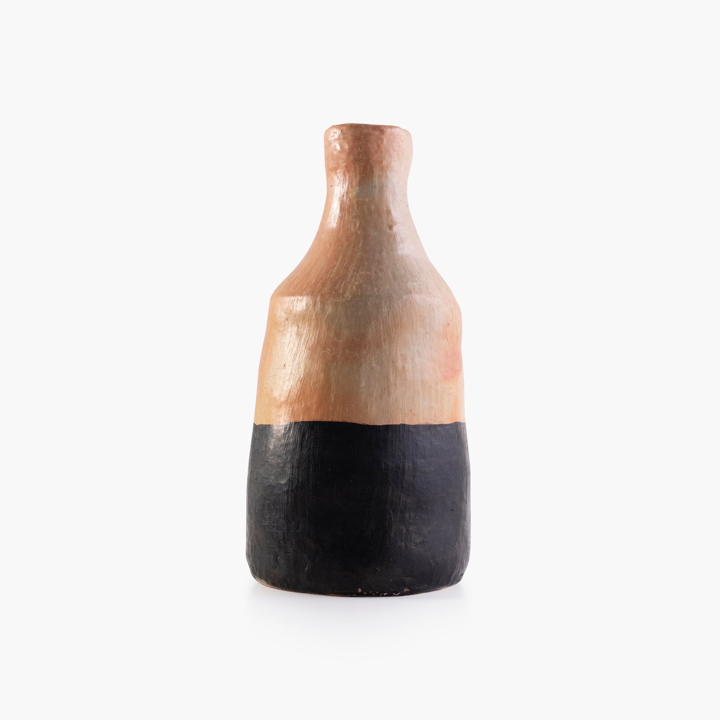 Black and nude terracotta vase