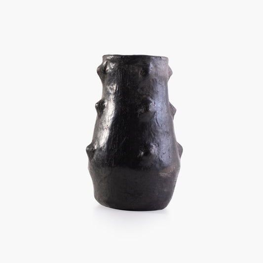 Black terracotta vase - TOUFFUE Collection