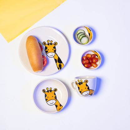 Kids Ceramic Set – 5 Pieces Elephant or Giraffe | Fossini Handcrafted