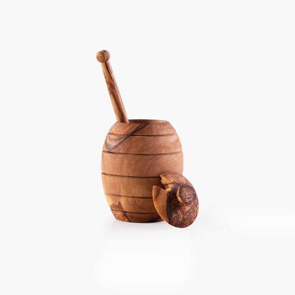 Honey pot with spoon (180ml - 6.08oz)