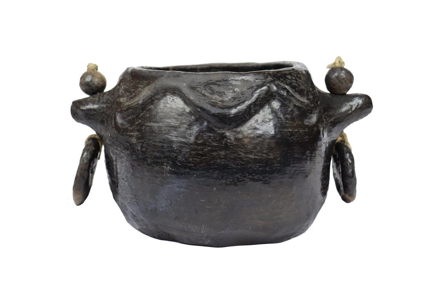 Sejnane Black Pottery Jar – Handmade UNESCO Craft | Fossini Handcrafted