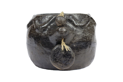 Sejnane Black Pottery Jar – Handmade UNESCO Craft | Fossini Handcrafted