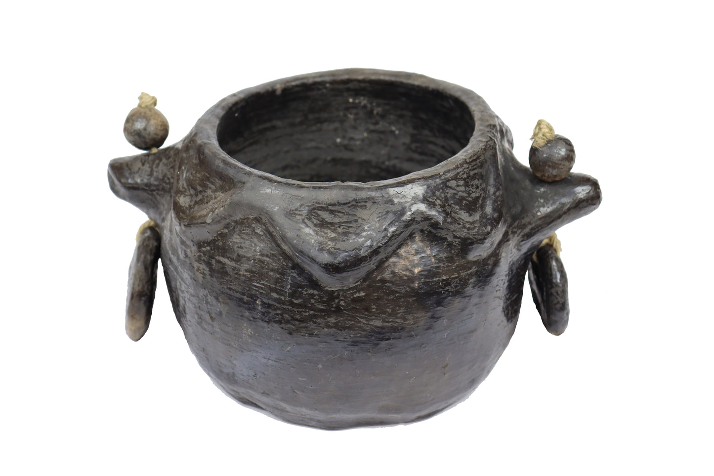 Sejnane Black Pottery Jar – Handmade UNESCO Craft | Fossini Handcrafted