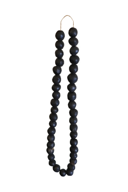 Sejnane Black Pottery Decorative Garland – UNESCO Tunisian Craft | Fossini Handcrafted