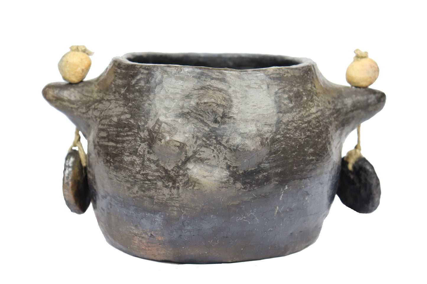 Sejnane Black Pottery Jar – Handmade UNESCO Craft | Fossini Handcrafted